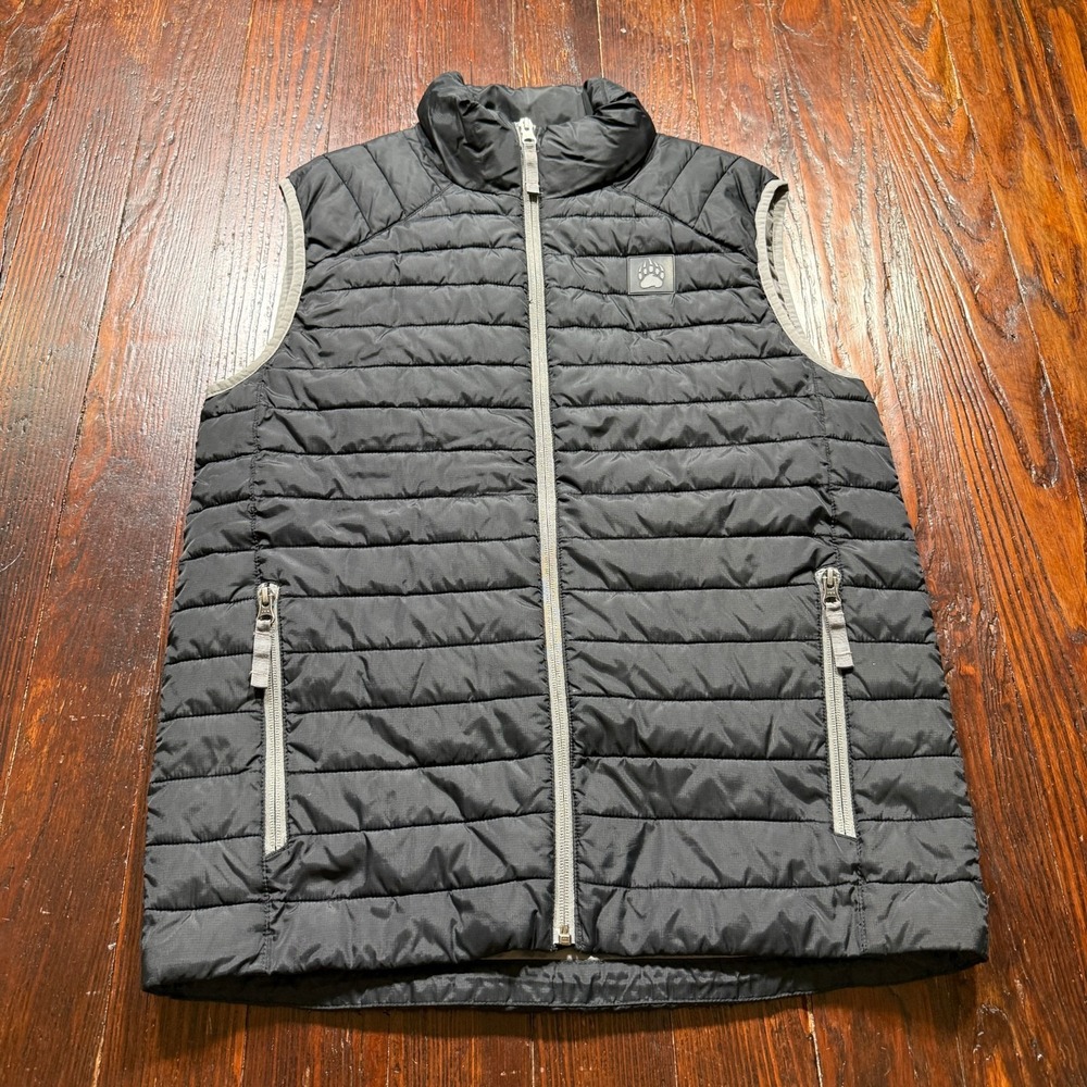 Alaskan Hardgear Puffin Vest Mens‎ S Black Duluth Trading AKHG Eco Mock Puffer